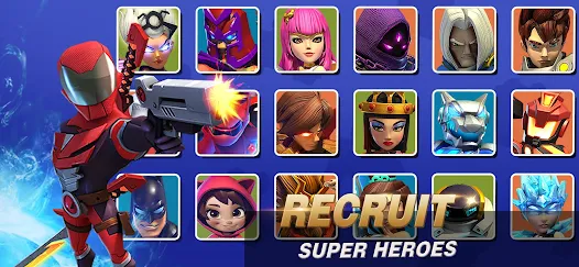 Clash of Legends:Heroes Mobile Game UI